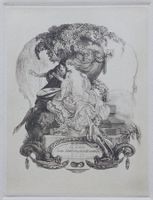 Exlibris Franz von Bayros - Heliogravur Erotik