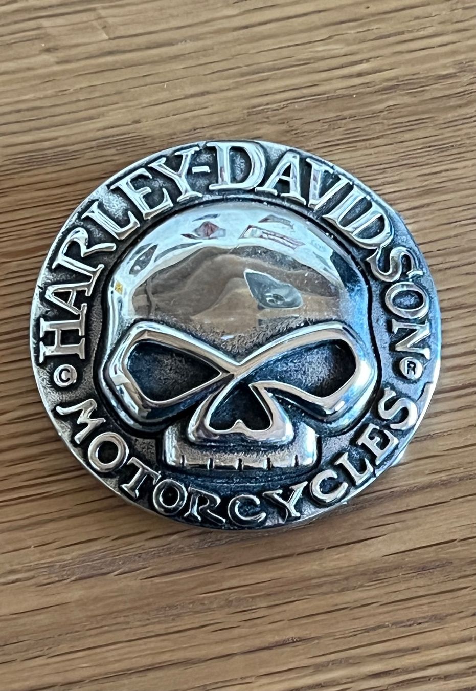 Harley-Davidson Fibbie per cinture: Harley Davidson / Gürtel - Schnalle / 2005 / Neu – Nuovo (secondo la descrizione) da St.Silvester venduto da Cenosillicaphobist