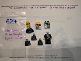 Legofigurenteile zu Nexo / SW und Space III   /E24