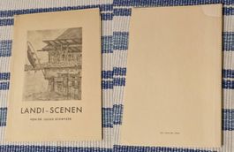 RAR! Landi-Scenen Zeichnungen u.A. vom Landi-Dörfli 1939