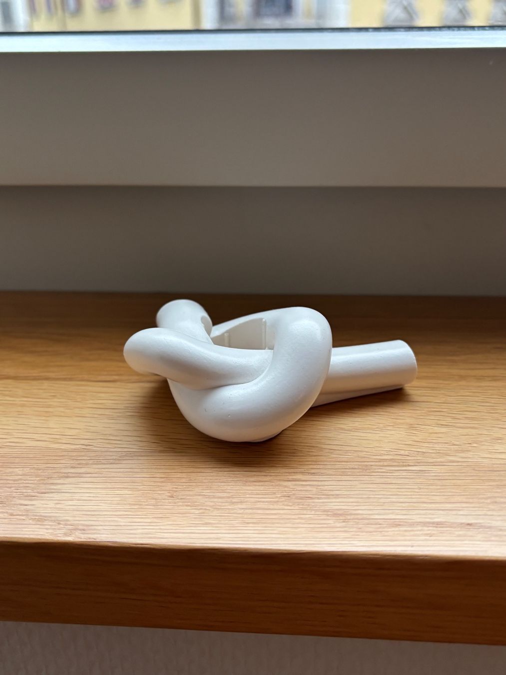 Portacandele: Kerzenhalter Knoten weiss – Usato da Zürich venduto da gaj_nm6w 1