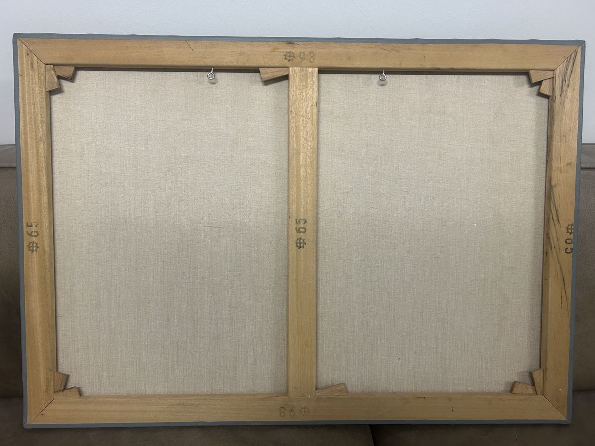 Dipinti: Ölgemälde, Gemälde, Freddy Gerber 1984 Original – Usato da Glarus venduto da KunstWerkEr-LS87 6