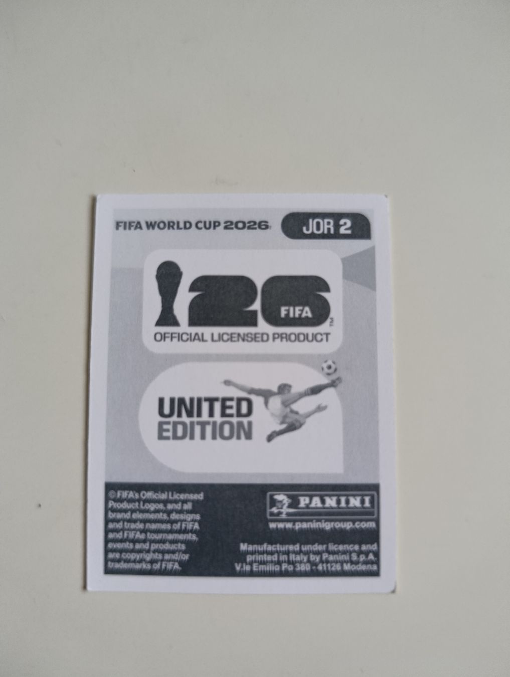 Panini Carte collezionabili: Panini World Cup 2026 JOR 2 – Nuovo (secondo la descrizione) da Lavey-Village venduto da pas_7xd2 1