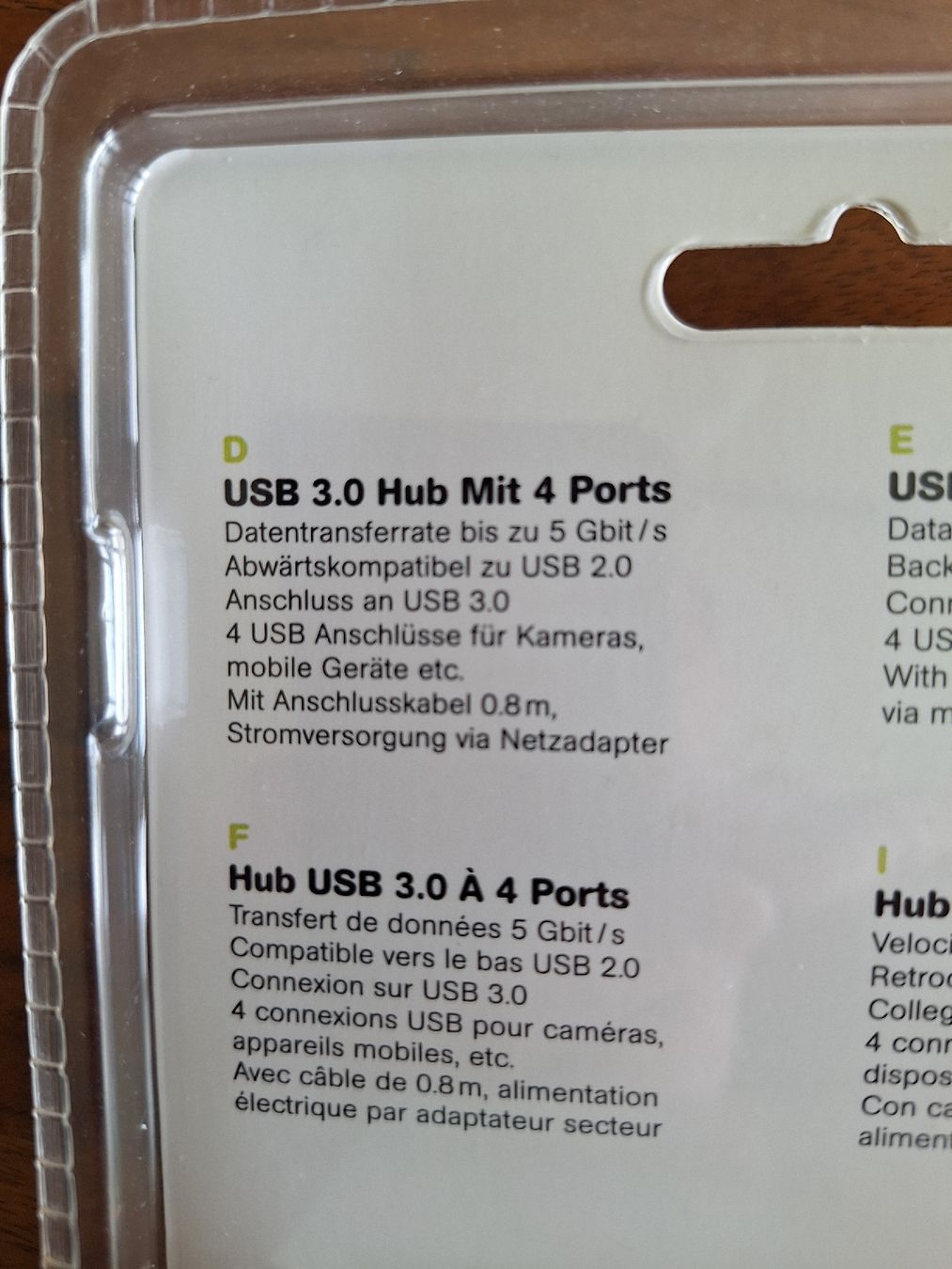 Hub & Switch: LINK2GO USB 3.0 Hub 4 Port HU3004BB – Nuovo e nell'imballaggio originale da Goldach venduto da Pw1427 1