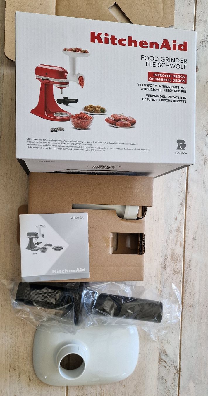 Kitchenaid Elettrodomestici da cucina: Kitchenaid-Set Fleischwolf und Püriervorsatz. Neu! – Nuovo e nell'imballaggio originale da Suhr venduto da Sbume 3