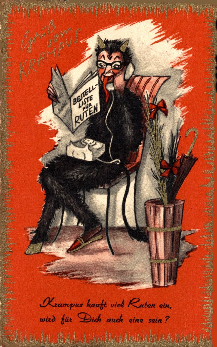 Cartoline postali: Gruss vom Krampus. – Usato da Bronschhofen venduto da Astore