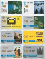 8 Telefonkarten Griechenland