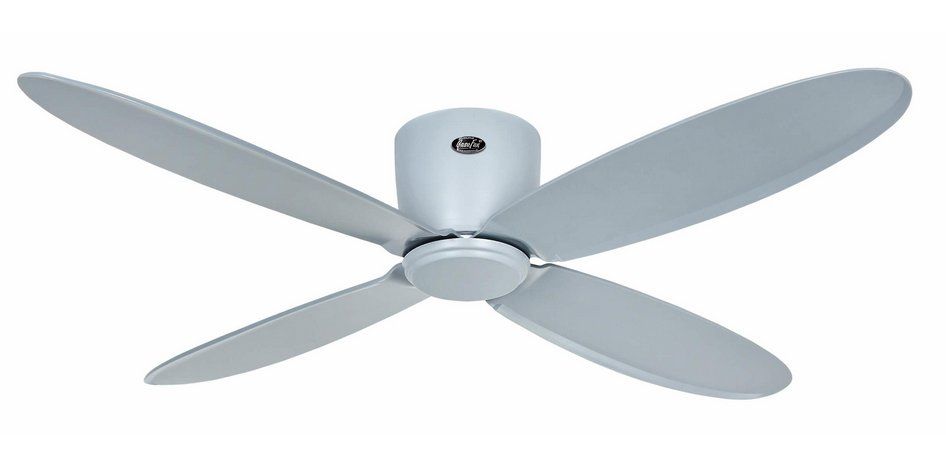Ventilatoren: Deckenventilator Eco Plano II - Ø132cm - grau - mit Leuchte – Neu und originalverpackt aus Dagmersellen von ZIPZAP8