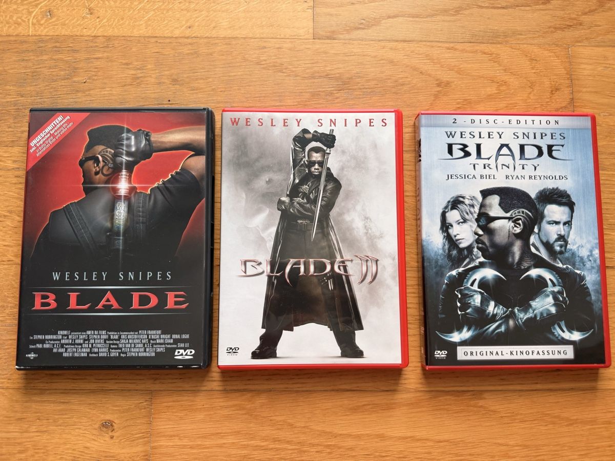 Tutti i DVDs: Blade DVD Trilogie – Usato da Kölliken venduto da nerdorado