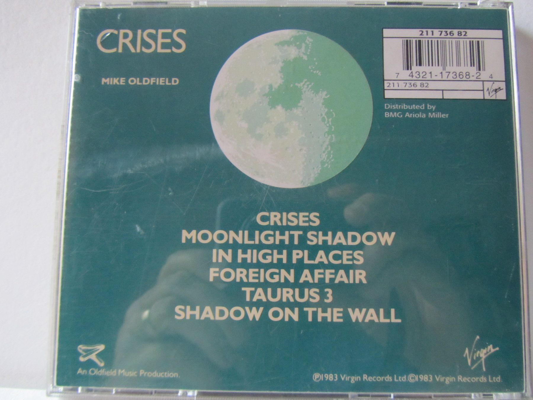 CD: CD Mike Oldfield, Crises - Moonlight Shadow – Usato da Weiningen ZH venduto da dietsch57 1