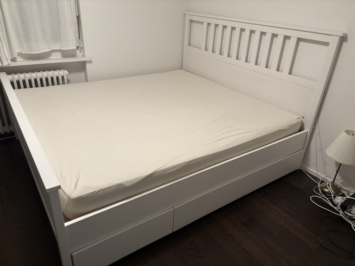 Letti: Ikea Hemnes Bett + Matratze – Usato da Richterswil venduto da chemie.blume