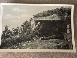 Fotodruck 6x9cm  Winterschlacht Champagne 1915