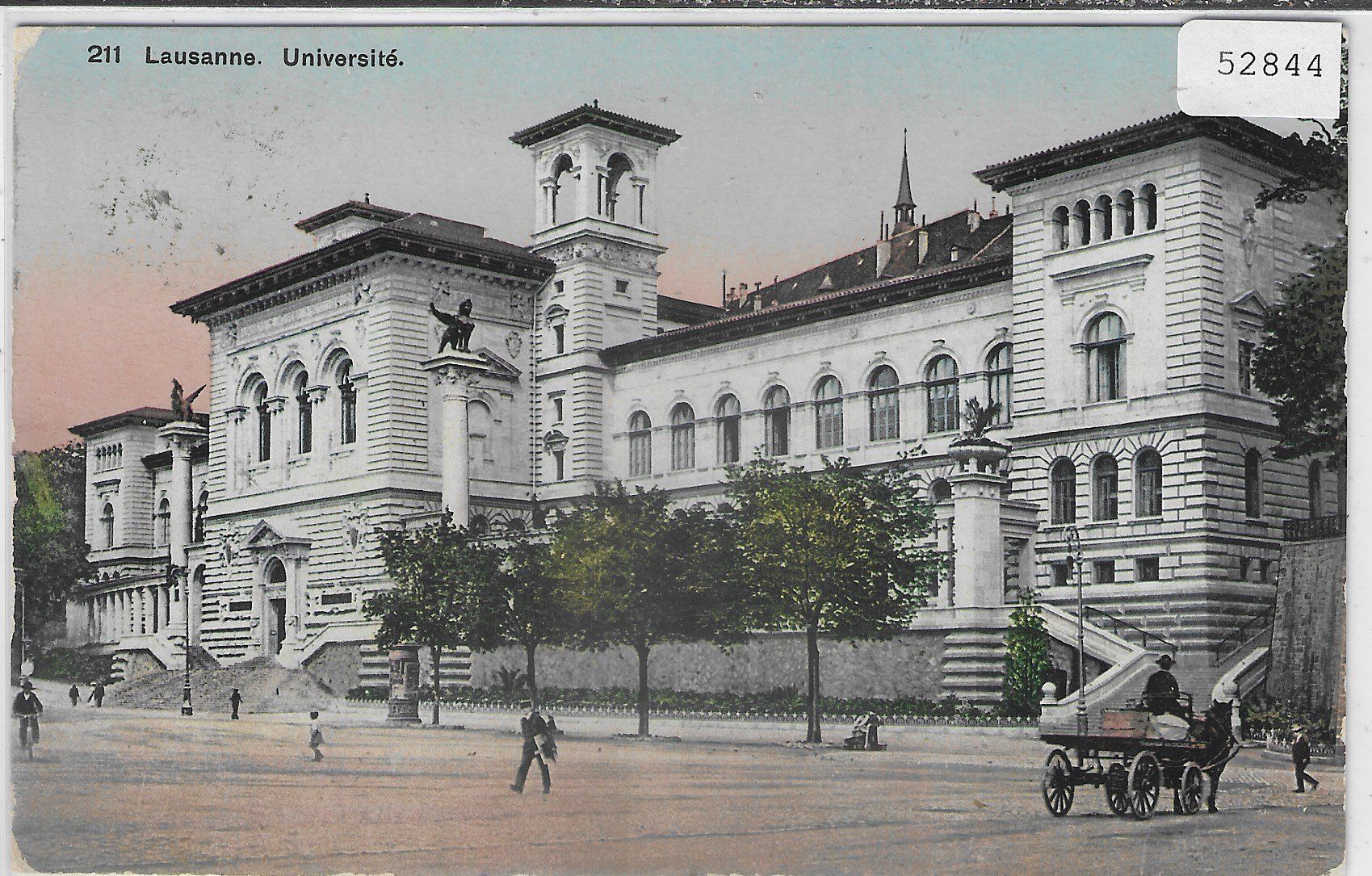 Cartoline postali: Lausanne - Universite - animee – Usato da Ettingen venduto da Kartenplanet