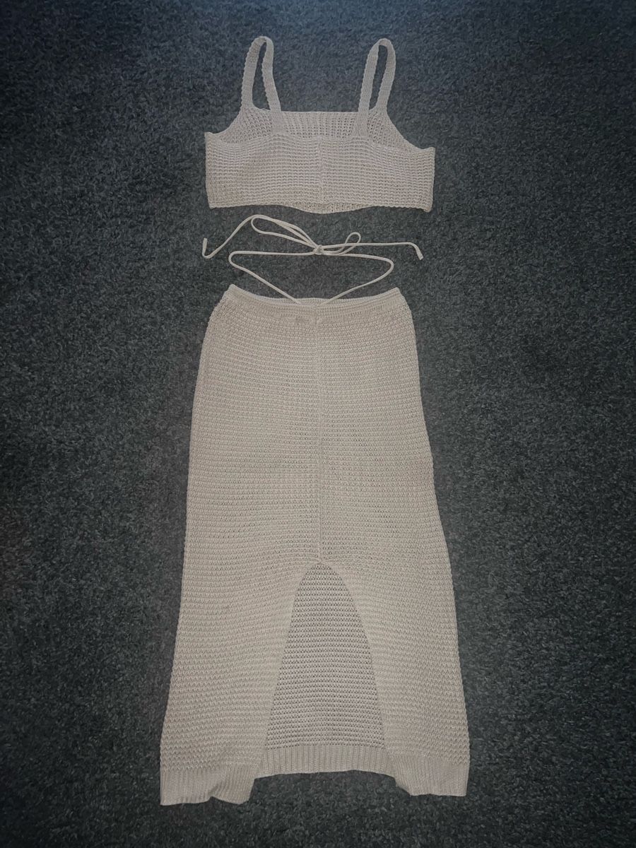Lotti di vestiti: Strick Set/Cover Up Crop Top Langrock beige Gr. S – Nuovo (secondo la descrizione) da Effretikon venduto da Briga.S. 4