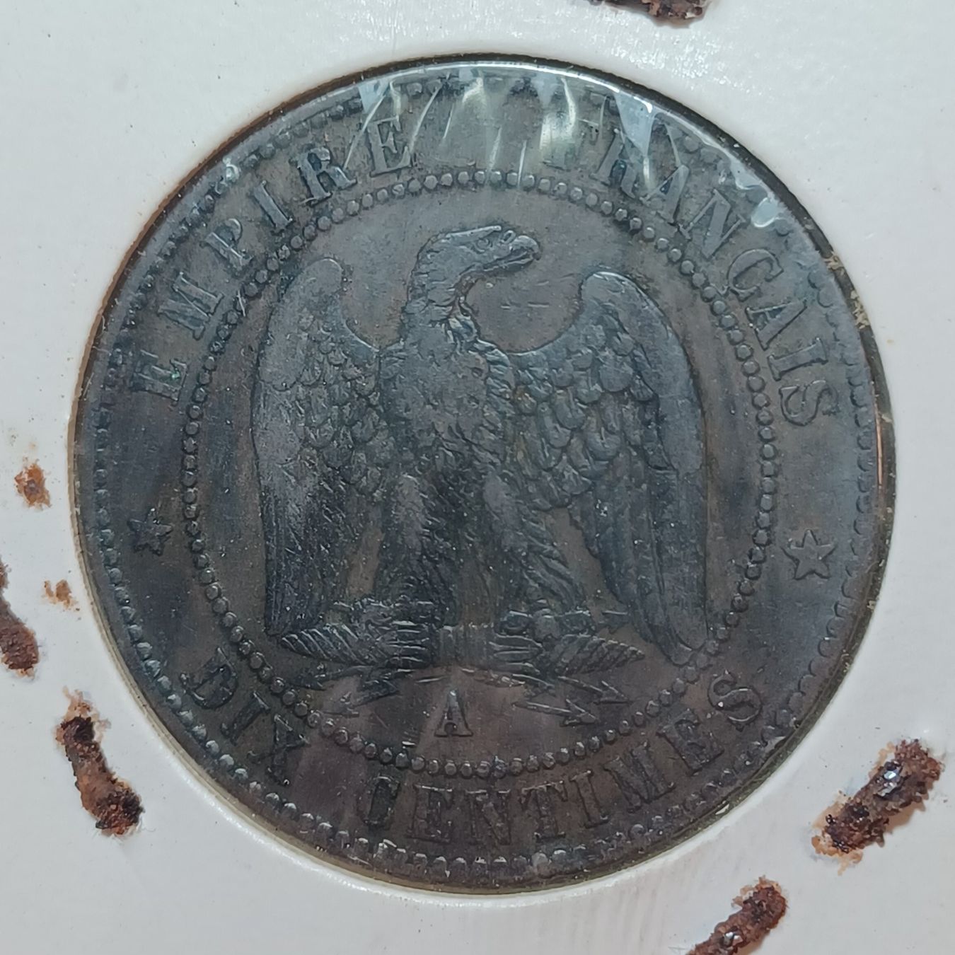 Tutti le monete: 10 Centimes 1863 Frankreich – Usato da Pfäffikon ZH venduto da Welt_Muenzen 1
