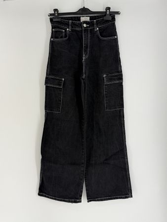 Wide Leg Cargo Jeans Gr. 38 von Tally Weijl 