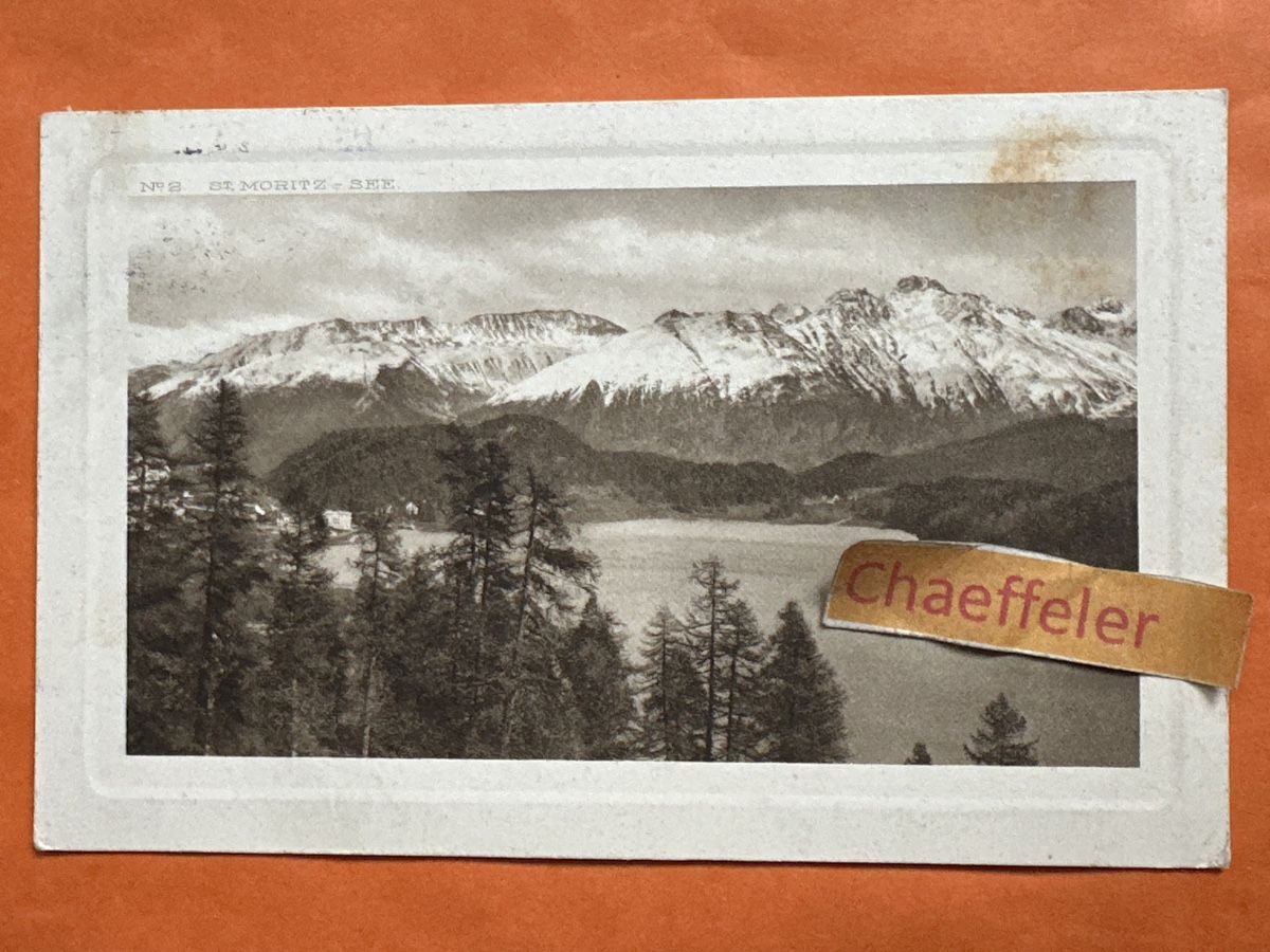 Cartes postales: 1920 St. Moritz – D'occasion à Zürich par Chaeffeler