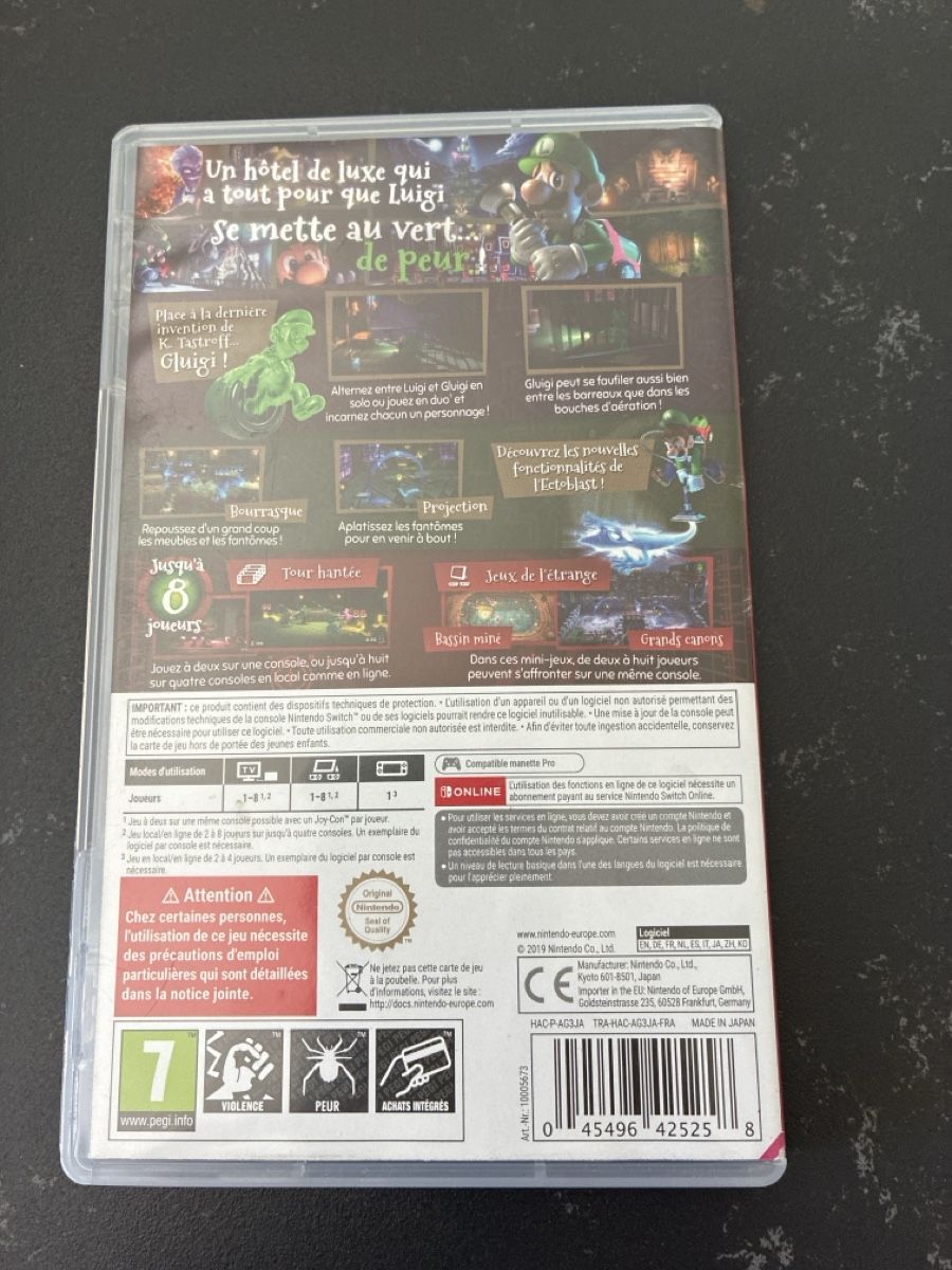 Nintendo Giochi: Luigi’s Mansion 3 - switch 1 – Usato da Vétroz venduto da poison33 1