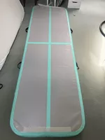 Airtrack Matte mit Pumpe grau türkis guter Zustand