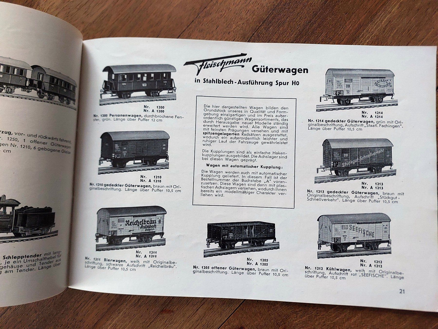 Riviste & Magazine: Fleischmann - Katalog 1955 - Spur H0 – Usato da Schönenwerd venduto da Steidi 4
