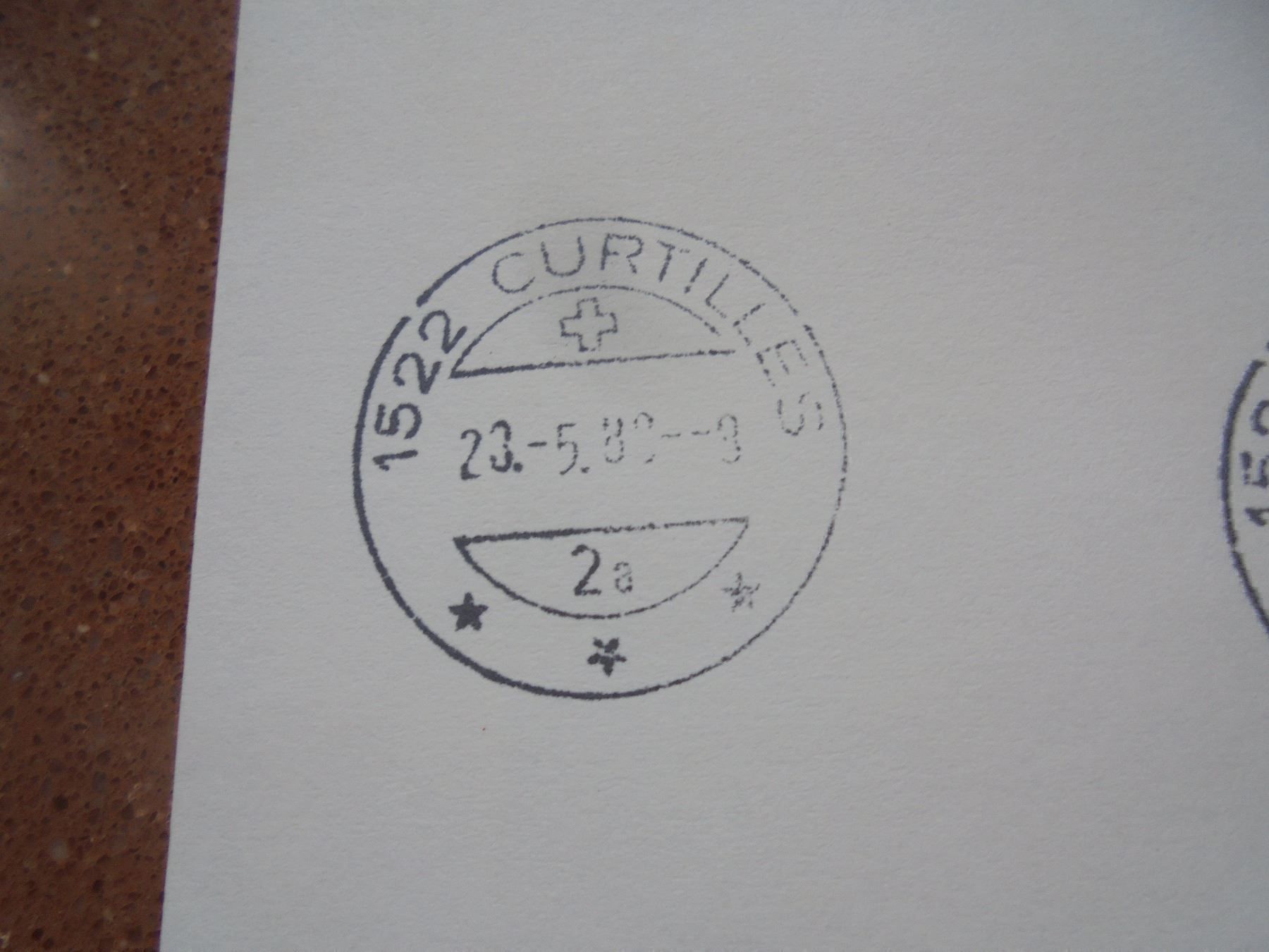 Alle Briefmarken: Enveloppe affranchie timbres - 1988 – Gebraucht aus Vessy von mafabe 1