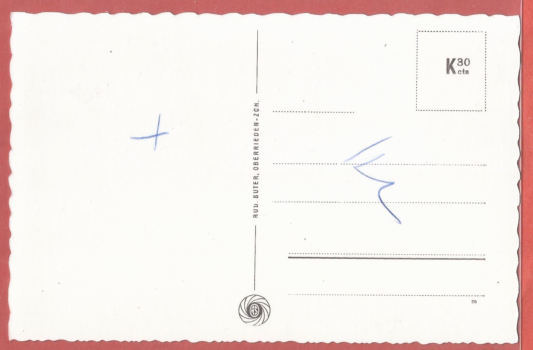 Cartoline postali: Thalwil - Blick vom Höhenweg - ca. 1950 – Usato da Fislisbach venduto da Porano 1