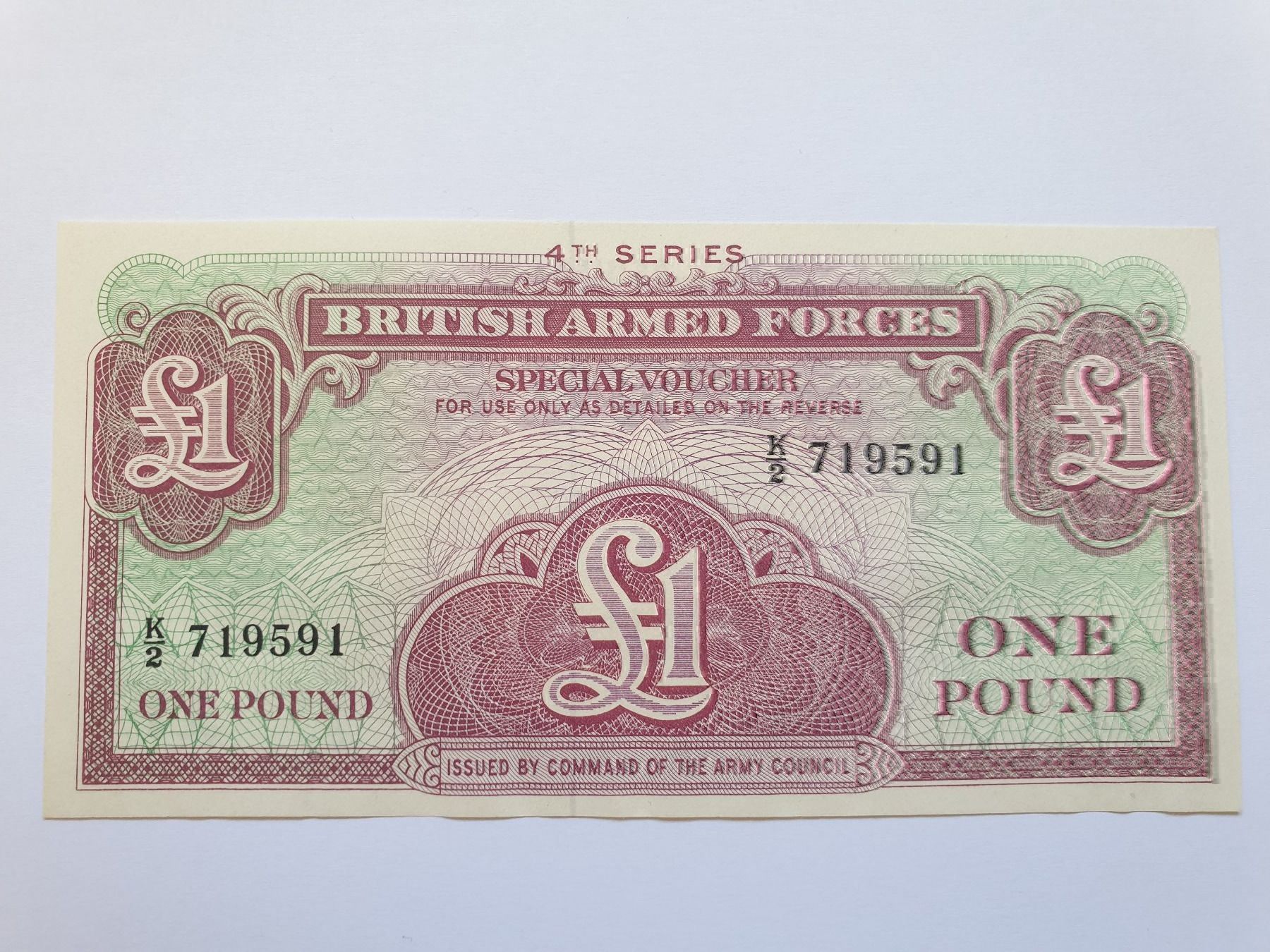 Banknoten: 🇬🇧 British Armed forces 1£ 4th series UNC – Gebraucht aus Chavannes-Renens von silverismoney