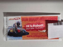 ArboPark 15% Gutschein Indoor Freizeitpark