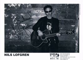 Nils Lofgren 1951- Autogramm signiert Foto 20x27cm