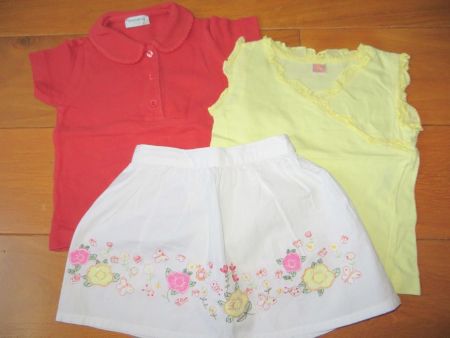 Sommer Kleiderset lot d'habits été 80