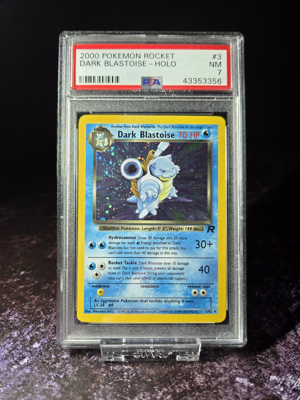 Pokémon Carte collezionabili: 2000 POKEMON ROCKET 3 DARK BLASTOISE-HOLO PSA 7 – Usato da Lauerz venduto da gp9_zt9k 1