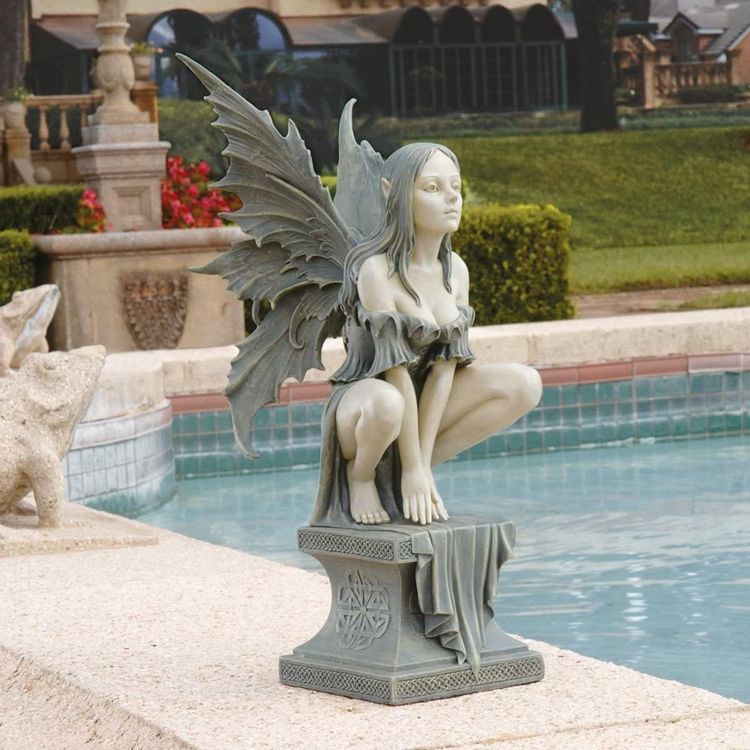 Garten Skulptur Gartenfigur| Fee Skulptur 1