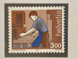 Schweiz 1994 Mensch und Arbeit: Schreiner 3 Fr. postfrisch
