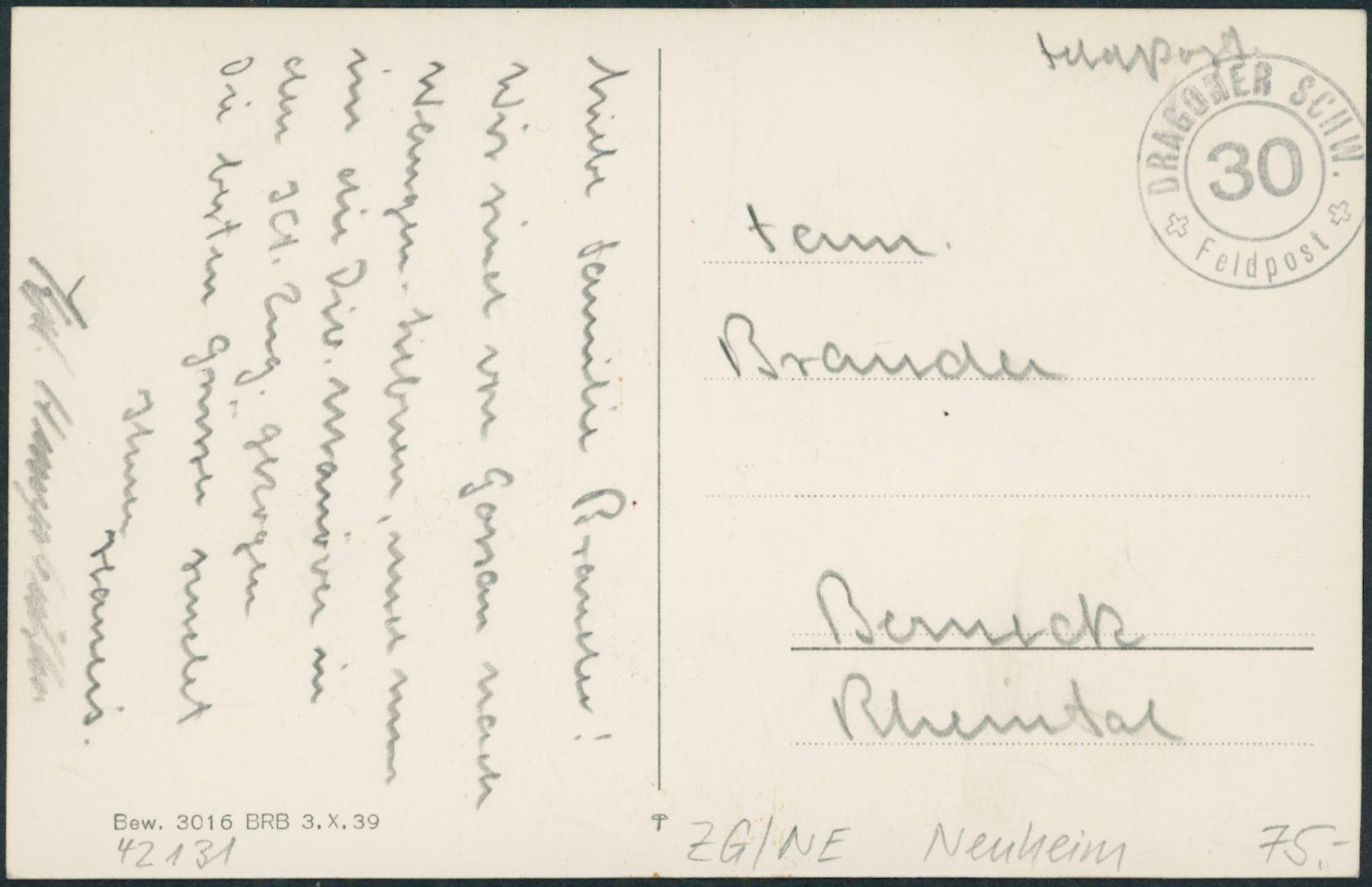 Cartes postales: ZG Neuheim – D'occasion à Schindellegi par dormay 1