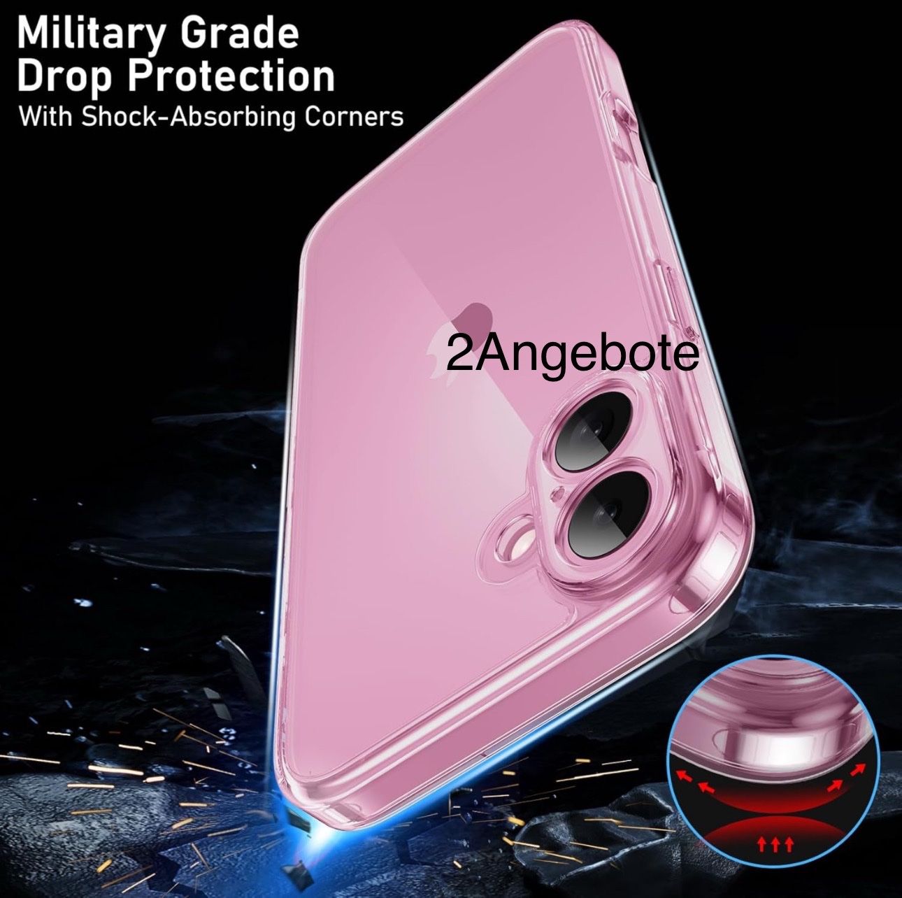 Apple Cover & Protezioni schermo: iPhone 16 Plus Schutzhülle / TPU  mit KameraSchutz Hülle – Nuovo e nell'imballaggio originale da Rudolfstetten venduto da 2Angebote 1