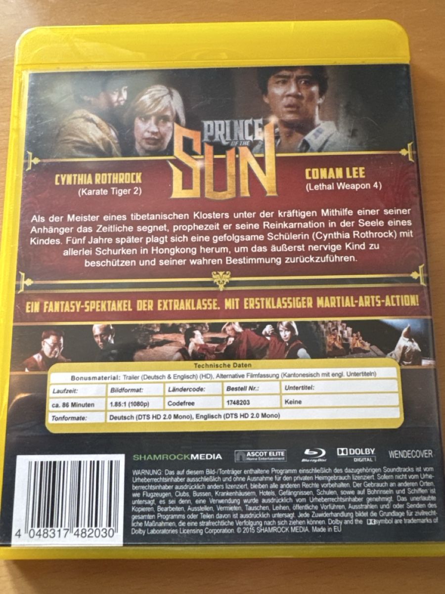 Tutti i DVDs: Prince of the Sun – Usato da Brunnadern venduto da Nanuk60 1