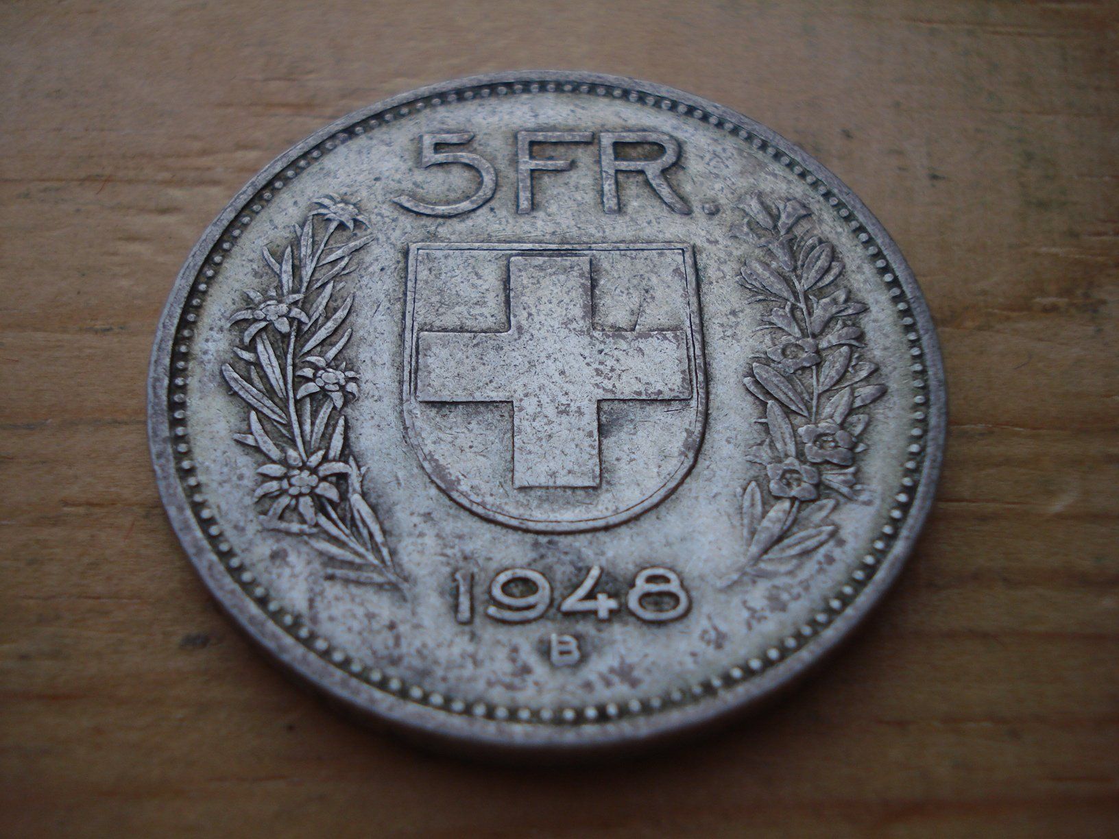 Tutti le monete: (D2) 5 Franken 1948 – Usato da Erlach venduto da Net-Coins