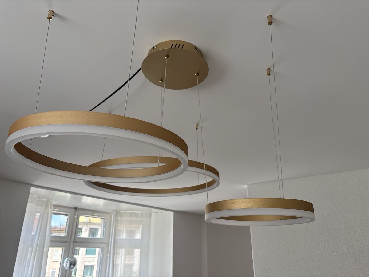 Lampadari & plafoniere: moderne 3-teilige Ring-Deckenlampe, dimmbar – Usato da St. Gallen venduto da jan_xkh8 1