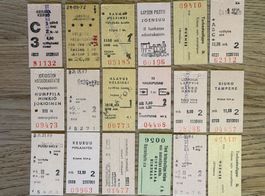18 Billette Finnland, Tickets, Bahn, Eisenbahn ab 1961