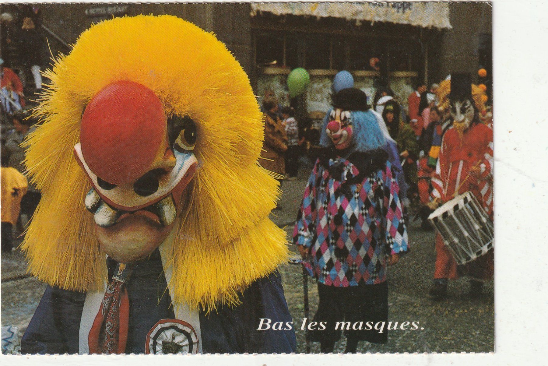 Ansichtskarten: Basler Fasnacht – Gebraucht aus Lumbrein von made02
