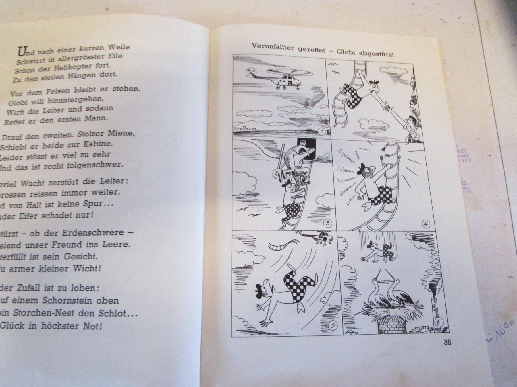 Libri: Globi Buch:  Globi toller Tag 1967 – Usato da Rupperswil venduto da Ema10 4