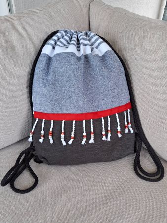 Rucksack, Turnbeutel, Sportbeutel, Strandtasche, Unikat
