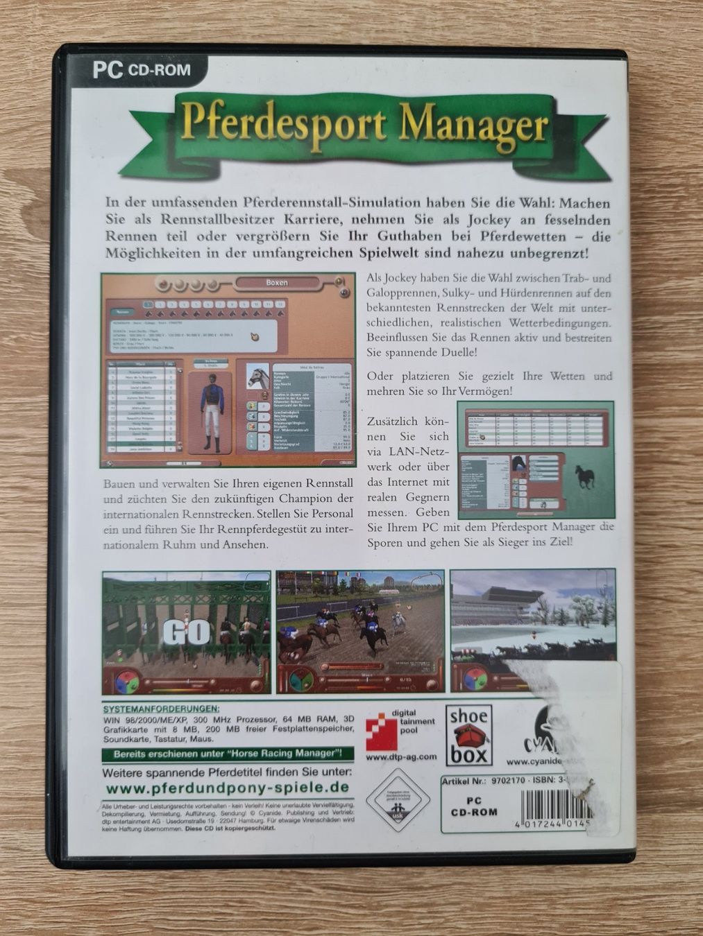 Giochi: Pferdesport Manager (German Cover) - PC – Usato da Carouge GE venduto da Gasco 1