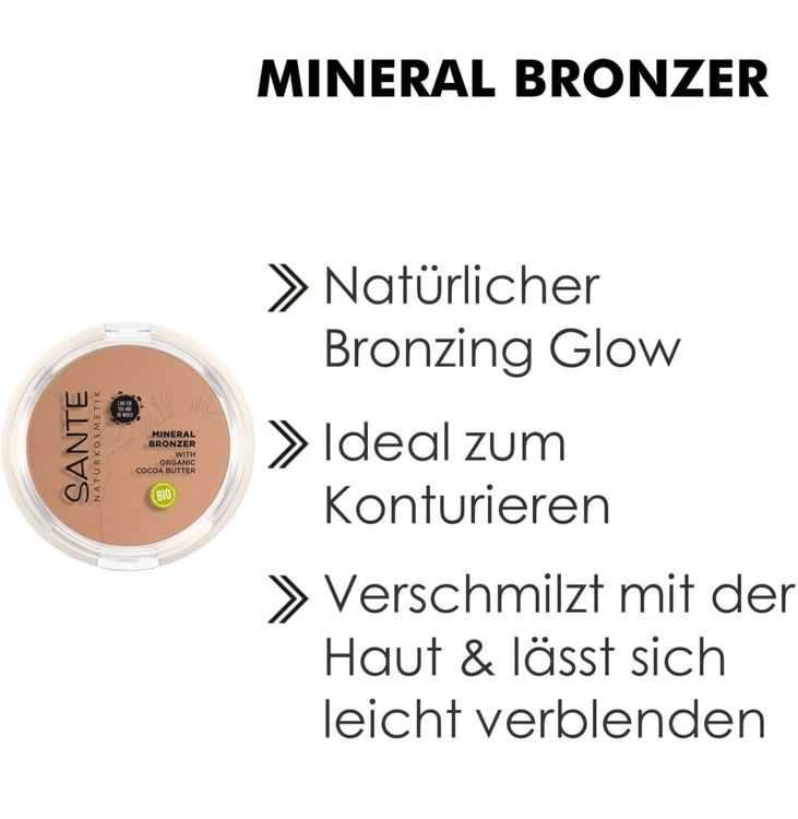 SANTE BIO Natural compact powder 01 Ivory & Mineral bronzer | Acheter sur  Ricardo