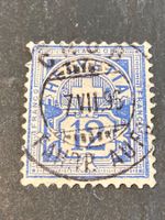 Ziffermuster  ZNr. 62A 1895 Vollstempel Chur