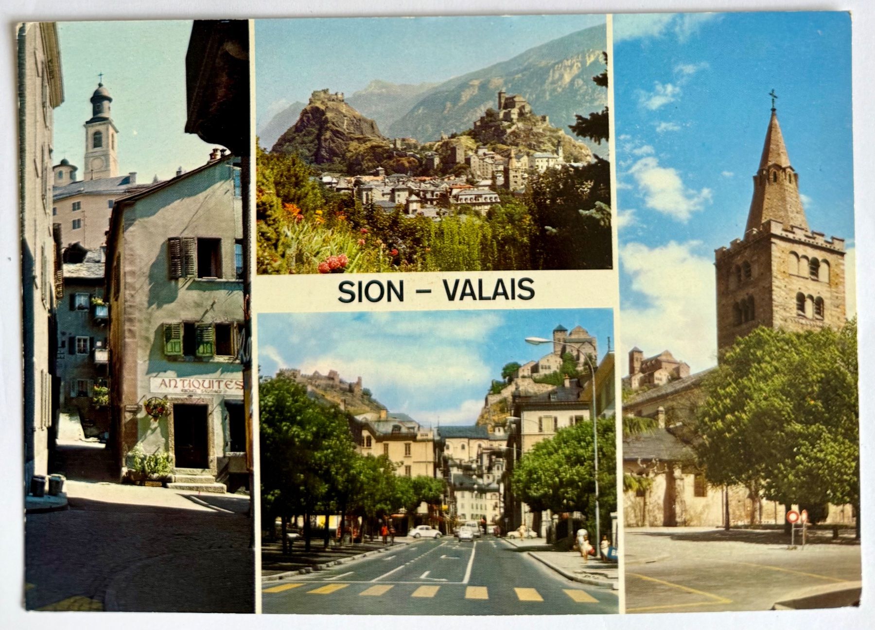 Cartoline postali: SION - Ville de Sion 1976 – Usato da Lutry venduto da Ediego