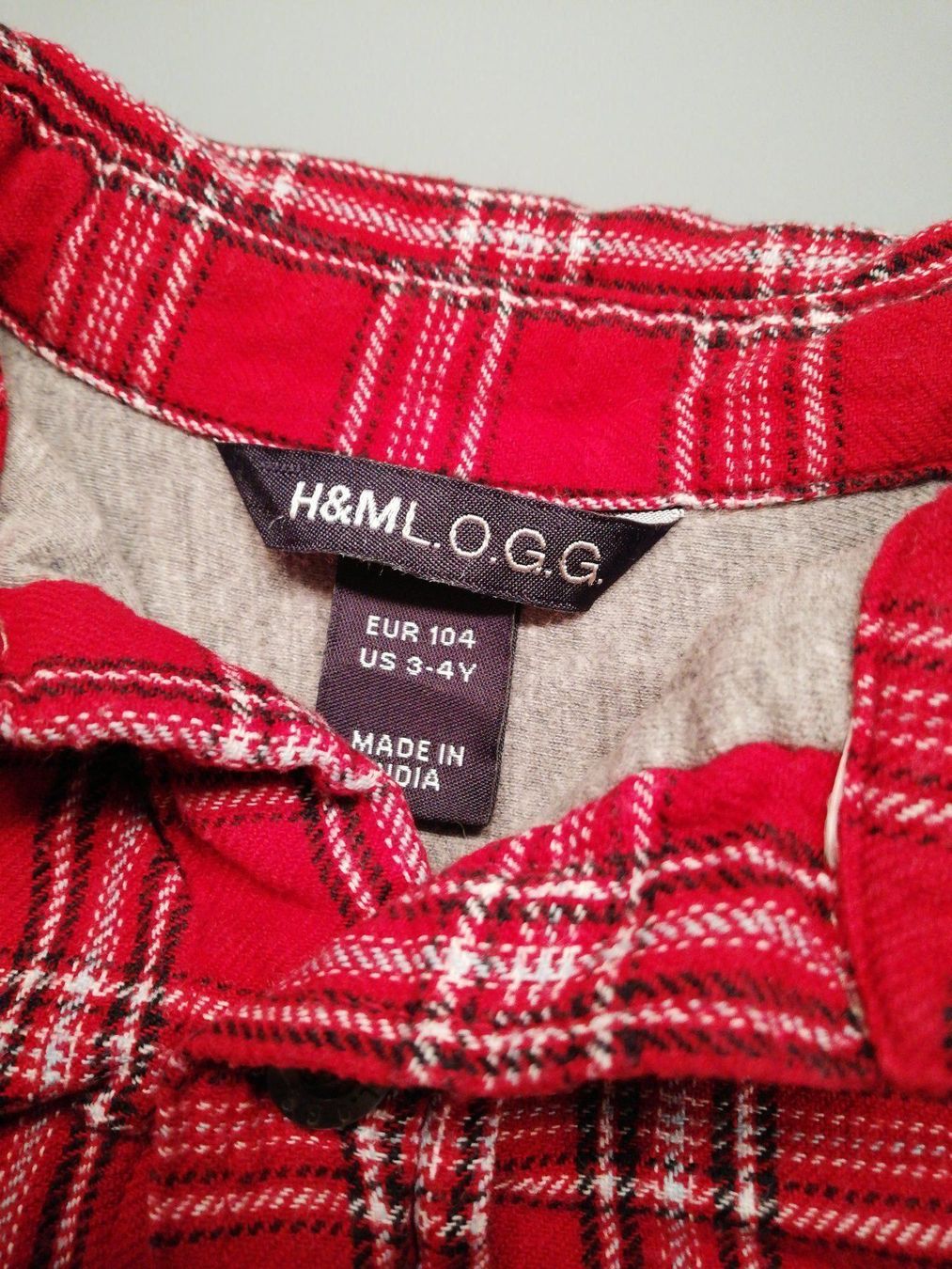 Camicie, T-shirt & Polo: Hemd rot kariert Gr 104 – Usato da Büttikon AG venduto da Amineah 1