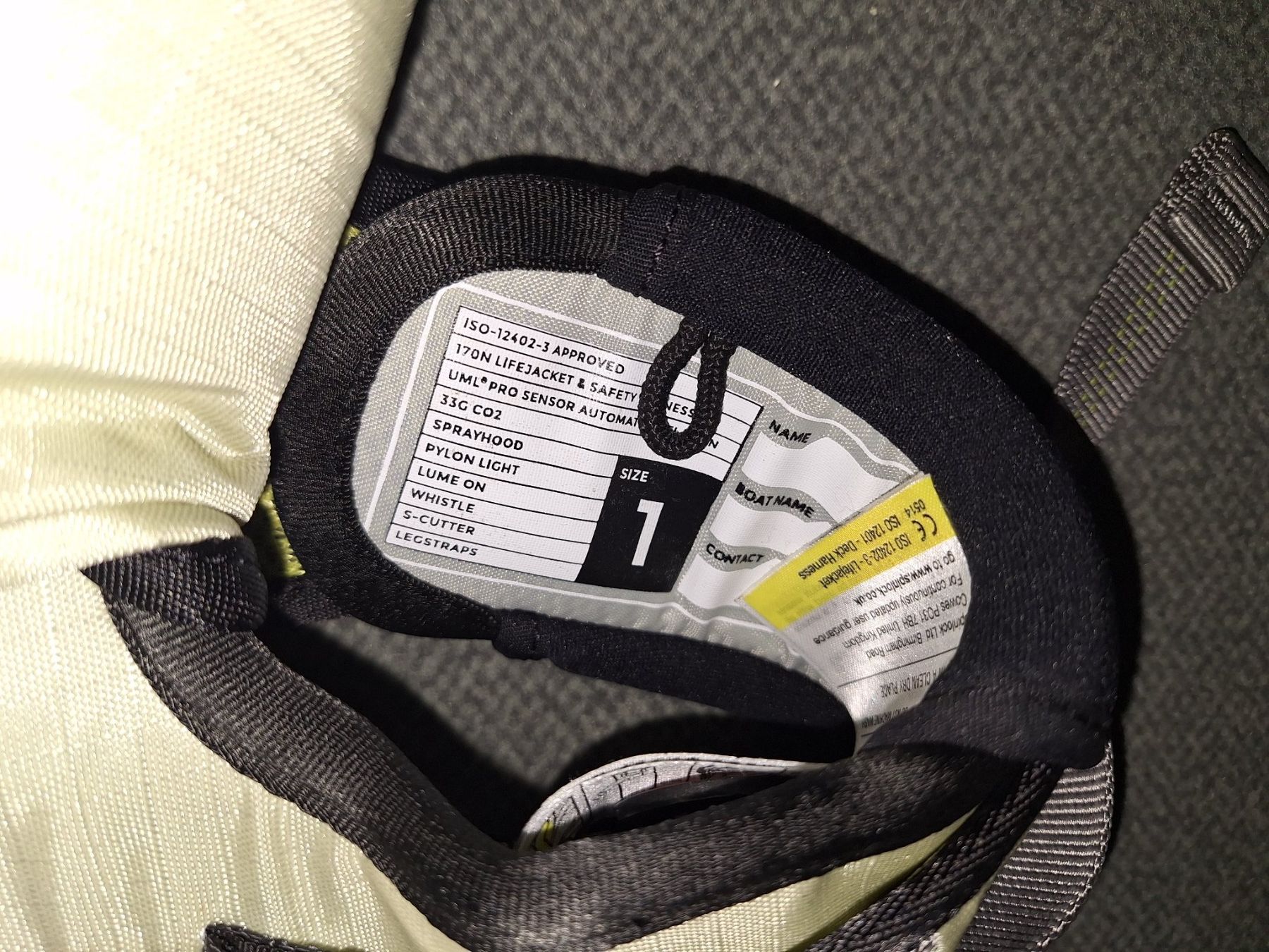 Giubbotti di salvataggio: Spinlock deckvest 5D automatische Rettungsweste weiss NEU – Nuovo e nell'imballaggio originale da Zürich venduto da Baer21 2