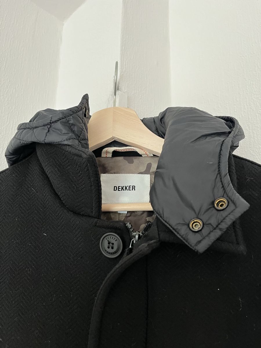 Cappotti: Dekker Black Wool Blend Winter Coat Size M - Excellent! – Usato da Lausanne venduto da Danash 2