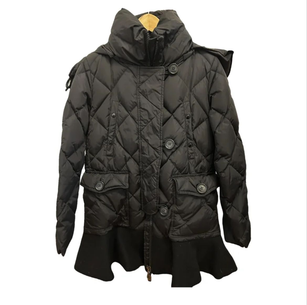 Moncler Cappotti: Moncler Black Quilted Down Jacket Gr.1/S – Usato da Zug venduto da day_9ph6